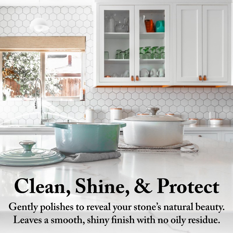 Goddard's Granite & Marble Polish - Clean and Shine Countertops,