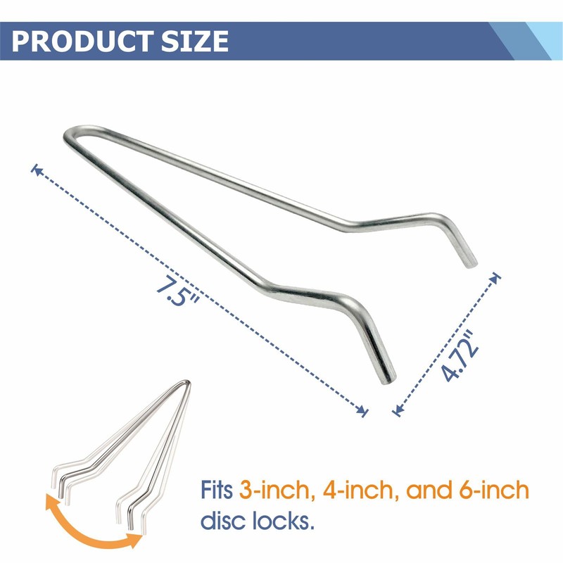 Boat Deck Plate Key - Adjustable Spanner Wrench for 3",