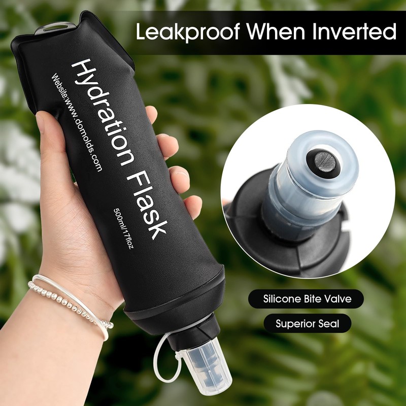 GYGYL Soft Thermos Flask 150ml TPU Foldable Soft Hydration Backpack