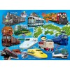 Kumon Publishing Kumon's Jigsaw Puzzle STEP 6 Let's take a look! Trains and trains running all over Japan Educational toys Toys 3.5 years old and up KUMON