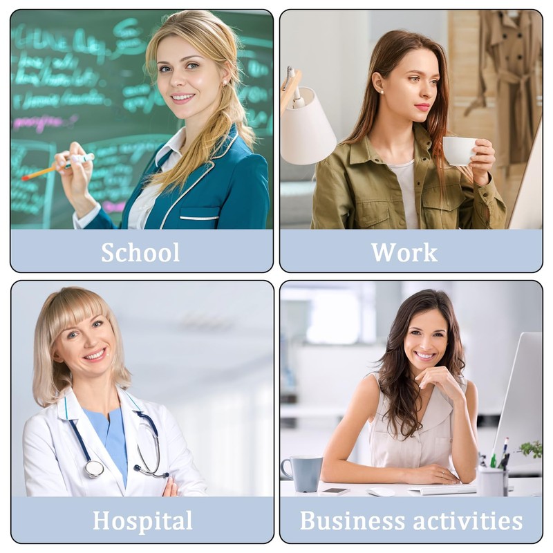 18Pcs Clear Nose Stud Clear Earrings Studs, Plastic Clear Nose