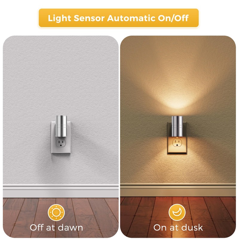 L LOHAS LED Night Light, Night Lights Plug into Wall,