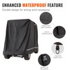 Happybuy 4 Passenger Golf Cart Cover, 600D Polyester, Universal Fit,