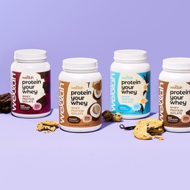 Wellah Grass-Fed Whey Protein – 20g Protein Per Serving – Clean Muscle Recovery & Strength Support – 30 Servings Protein Supplement