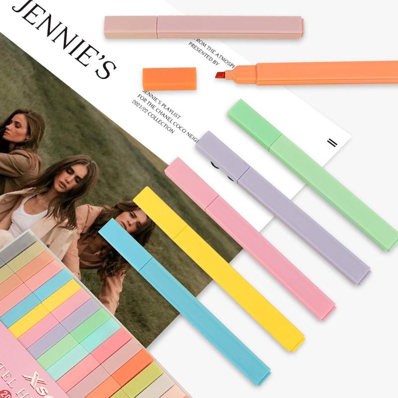 colpart Highlighter Pastel 20 Pieces Highlighter Pen Pens Pastel Bible