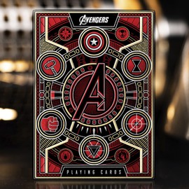 Avengers: Infinity Saga Red Playing Cards