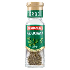 Cannamela, Linea Maxi Oro, Maggiorana in Foglie, Confezione da 10g, Insaporitore per Ragù, Brasati, Polpette, Ideale per Torte Salate, Pesti e Pizza