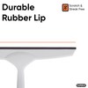 Superio Rubber Squeegee Grey 10", Streak Free All Purpose Window