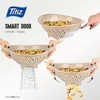 TITIZ Smart Food Strainer with Easy Open-Close Bottom Door -