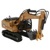 Backhoe Loader Heavy Duty Wheeled Excavator Durable 1: 60 Scale