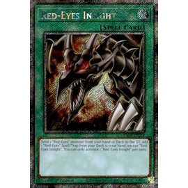Red-Eyes Insight (Platinum Secret Rare) - RA03-EN061 - Platinum Secret Rare - 1st Edition