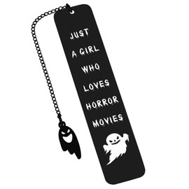 Scream Merch Gothic Stocking Stuffers for Adults Men, Horror Bookmark Christmas Gifts for Women Girls, White Elephant Gifts for Adults, Gothic Funny Bookmark for Women Reading, Birthday Valentines