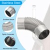 PATIKIL 45 Degree Stove Pipe, 1Pcs 3.15 Inch Elbow Stainless