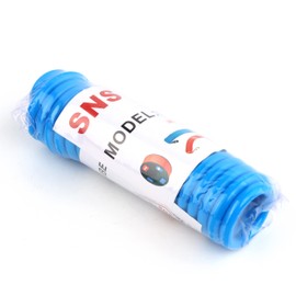 SNS Air Hose, Air Tool Hose, Spring Type, Inner Diameter 0.2 x Outer Diameter 0.3 inches (5 mm) x Outer Diameter 0.3 inches (8 mm), 22.4 ft (6 m), Blue Compressor Hose