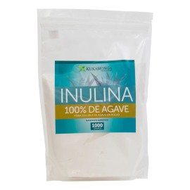 Fibra Natural Inulina De Agave 1 Kg En Bolsa Sin Gluten Sin Sabor Aadido Ideal Para Bebidas y Alimentos Apoya Salud Intestinal Kukmaonga              