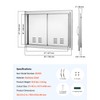 VEVOR Outdoor Kitchen Doors, 30W x 21H Inch, 304 Stainless