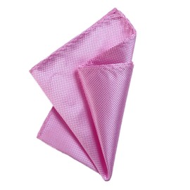 DonDon Men's Bow Tie and Pocket Square Tied and Adjustable Size, lilac