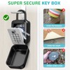 KTUEOV Key Safe with Number Code, 12 Digit Key Safe