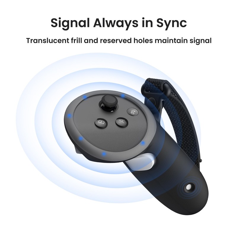 KIWI design Upgraded Controller Grips Protector Compatible with Oculus/Meta Quest