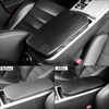 JUIVEEL Carbon Fiber Style ABS Car Central Console Armrest Cover