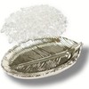 RELIGHT Natural Stone, Crystal, Ripple, Feather, Small Plate, 2-piece Set,