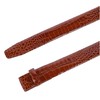 Trafalgar Men's Gator Embossed 30mm Compression Belt Strap, 40, Chestnut