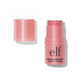 e.l.f. Multibarra monocromática, color lujosamente cremoso y mezclable, para ojos, labios y mejillas, peonía deslumbrante, 0.17 onzas