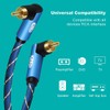 RCA Cable, EMK 90 Degree Right Angle RCA to RCA