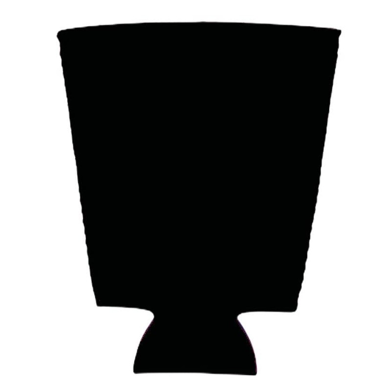 Blank Neoprene Pint Glass Coolie (12 Pack, Black)