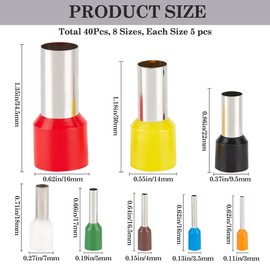 CRASPIRE 40Pcs 8 Size Polymer Clay Cutters Set Stainless Steel Plastic Indentation Round Circle Ceramics Dotting Baking Ring Molds Cutter Punch Tools for Clay Pottery Craft Kitchen Baking Supplies