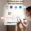 Mitoart 10.1 Inch Digital Calendar with IPS Touch Screen -