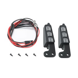 for Traxxas Upgrade Front Bumper Spotlight LED Light for Traxxas TRX4 Bronco 1/10 RC Car d
