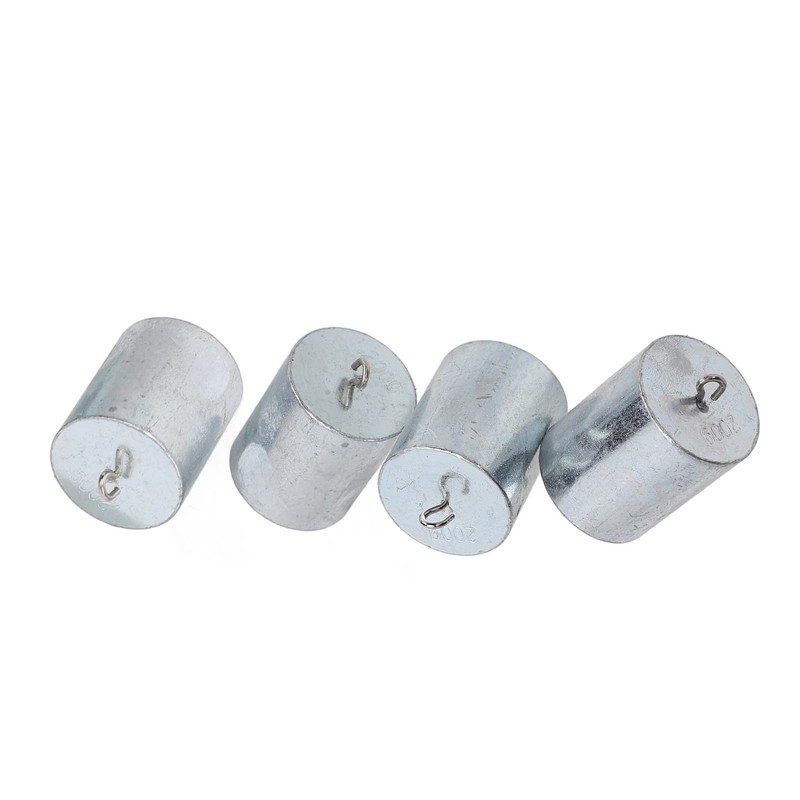 200G Weights with Hooks, Chrome Plated Steel Calibration Weights Set