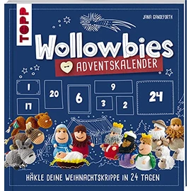 Wollowbies Adventskalender: Häkle deine Weihnachtskrippe in 24 Tagen