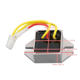 Artudatech Regulator Rectifier Voltage for Husqvarna Zero Turn Mower Z246 Z246i 20HP 23HP GT2254