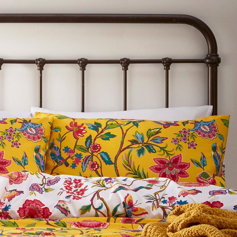 Creative Cloth Pomelo Duvet Set, Polycotton, Yellow, Single