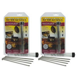 Spud Spikes 6-Inch Potato Baking Nails Food-Grade Stainless Steel, 2 Sets of 4