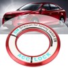 KIMISS Car Luminous Ignition Switch Ring Key Hole Cover Trim