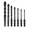 YUNXIASW 7 Piece Set Concrete Drill Bit Drill Hole Drill
