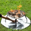 TopHomer 24 Inch Fire Pit Mat Decking Board Fireproof Mat