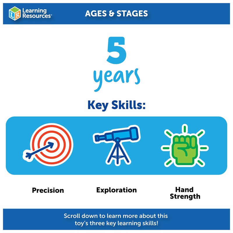 Learning Resources Jumbo Tweezers - Sensory Bin Tools , Water