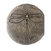 Solid Rock Stoneworks Round Dragonfly Stepping Stone- 1in Tall x