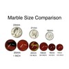 Big Game 30 Solid Color Replacement Marbles Wahoo Aggravation, Dirty
