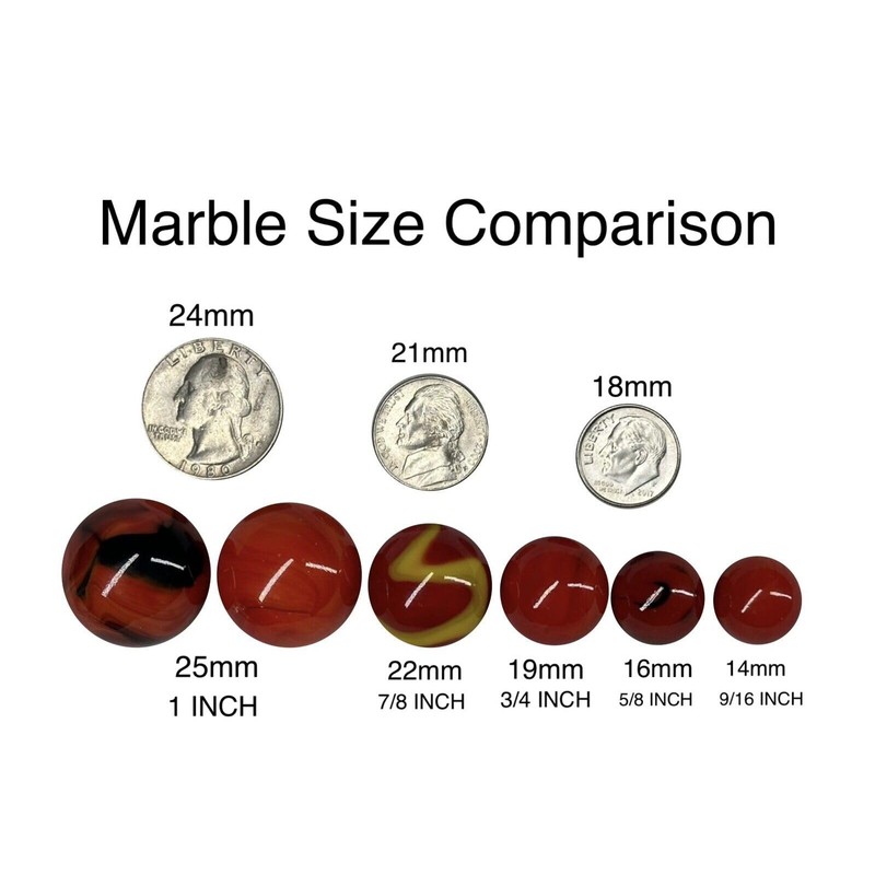 Big Game 30 Solid Color Replacement Marbles Wahoo Aggravation, Dirty