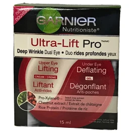 Garnier 6  Pc Garnier Nutritioniste Ultra Lift  Wrinkle Dual Eye Cream .5 oz Please Read