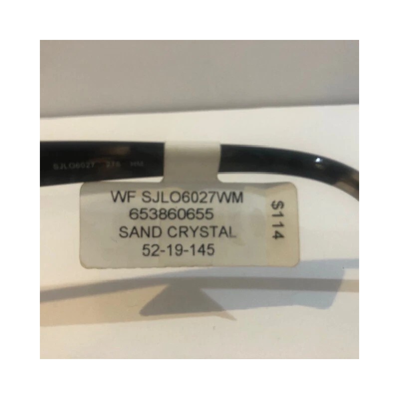 Sean John WF SJLO6027 Sand Crystal Eyeglass Frames 52-19-145