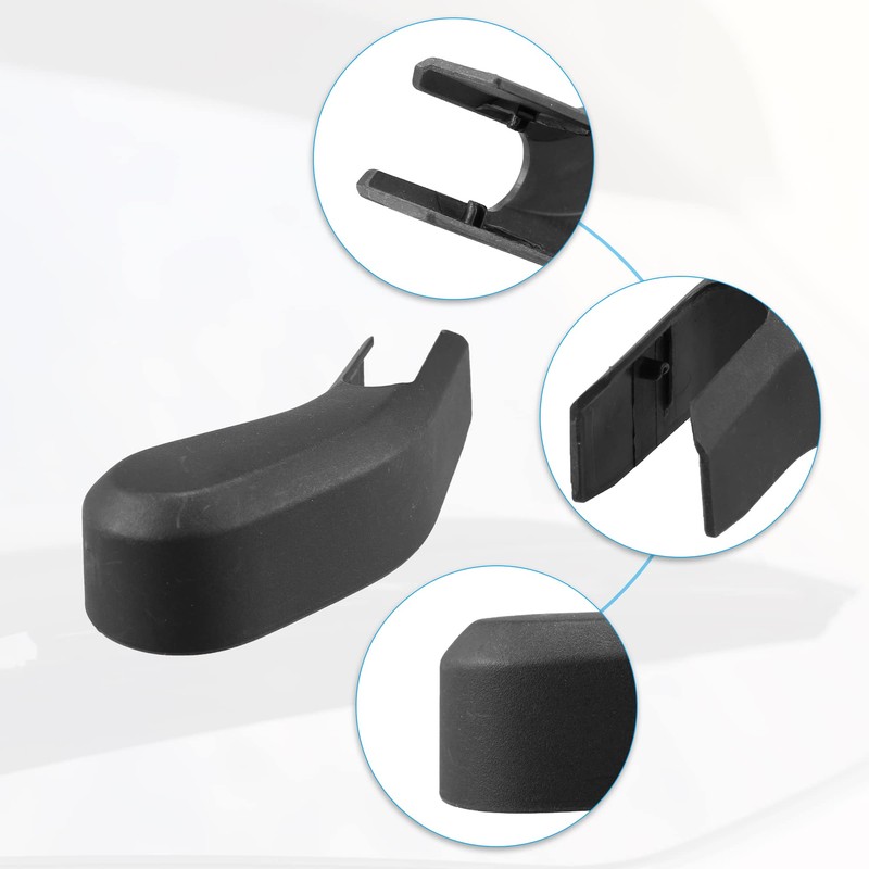 X AUTOHAUX Rear Windshield Wiper Arm Nut Cover Cap for