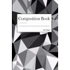 Trendy Abstract Black White Grey Composition Book