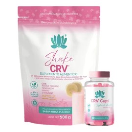 Pure Duo Curves Crv 60 Cap Shake Crv 500 G Fresa Platano Pur