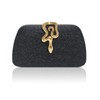 HuiYStar Women Sparkle Clutch Evening Handbags with Snake Clasp for